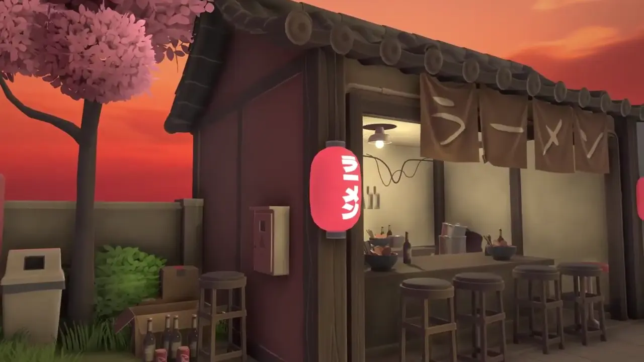 Another view of the Idyllic Anime Japan environment