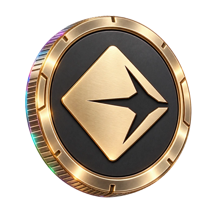 CERA coin with diamond and star emblem